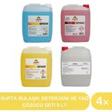 Supta Bulaşık Deterjanı ve Yağ Çözücü Seti 5 Lt