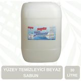 Supta Sıvı Yüzey Temizleyici Beyaz Sabun Kokulu 30 Lt