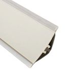 Süpürgelik Pvc Profil Iç Bükey 15X15 High Gloss Beyaz 1 Boy 4 Mt