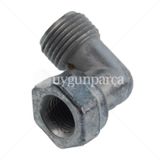 SüpürgeMarket Ocak - Fırın Doğalgaz Dirsek - 1/4
