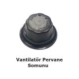SupurgePlus Vantilatör Pervane Sıkma Somunu Siyah Uyumlu 1 Adet