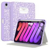 Supveco iPad Mini 6 8,3 inç 2021 için iPad Mini Kılıf Kalem Tutuculu Kılıf - [Apple Kalem Şarjı+Otomatik Uyanma/Uyku], iPad Mini 6. Nesil 2021-Lila için Yumuşak TPU Arka Kapaklı İnce Koruyucu Kılıf