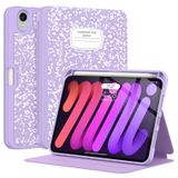 Supveco iPad Mini 6 8,3 inç 2021 için iPad Mini Kılıf Kalem Tutuculu Kılıf - [Apple Kalem Şarjı+Otomatik Uyanma/Uyku], iPad Mini 6. Nesil 2021-Lila için Yumuşak TPU Arka Kapaklı İnce Koruyucu Kılıf