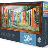 Sur La Table Genuine Fred FANFUCKINTASTIC by Wayne White, 1000 parça puzzle
