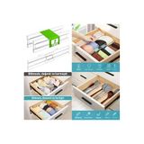 ŞURA MUTFAK Akrilik Ayarlanabilir Çekmece Düzenleyici Organizer, 2 Adet, 30 x 50 cm, Şeffaf, Çekmece İçi Düzenleme