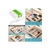 ŞURA MUTFAK Akrilik Ayarlanabilir Çekmece Düzenleyici Organizer, 4 Adet Set, 30 x 50 cm, Şeffaf, Çekmece İçi Düzenleme