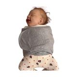 Şura Ticaret Bebek Kundak Kemer Ayarlanabilir Ergonomik Yenidoğan Yarım Kundak (Gri) - Option-1