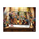 Şura Ticaret Kitap Bahçesi 500 Parça Puzzle - 01-Mavi