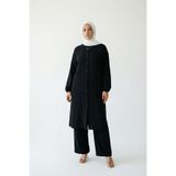 şuranur Tesettüre Uygun Tunik Gömlek Yaka Takım Boydan Düğmeli 2XL 6XL