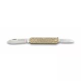 Sürbısa 61804 Pirinç İşlemeli Sürmene Çakısı 5,5 / 3,5 Cm Çift Lı