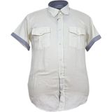 Surco Büyük Beden Erkek Gömlek Surco Kısa Kol (Çift Cep) - 2XL - Siyah