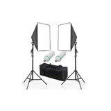 Sürekli Işık Seti 50x70 Softbox Youtube Vlog Makyaj 50x70 Cm Softbox Ikili Set