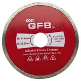 Sürekli Turbo Mermer Granit Fayans Seramik Kesici 115 Mm