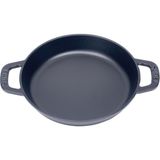 Sürel 20 Cm Yuvarlak Düz Sahan Mat Siyah