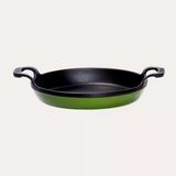 Sürel Döküm 22 Cm Yuvarlak Düz Sahan Parlak Yeşil