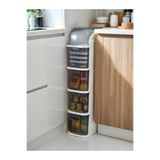SURFACE HOME PROSLİM 4 KATLI ÇEKMECELİ ORGANİZER DOLAP