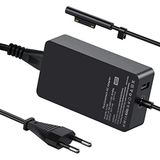 Surface Pro şarj cihazı 65 W 15 V 4A (65 W, 44 W, 36 W için) güç kaynağı adaptörü Microsoft Surface Surface şarj kablosu Surface Laptop1/2/3, Surface Pro 3/4/5/6/7/X, Surface Book1/2 Surface Go, USB portlu