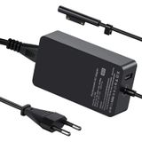 Surface Pro şarj cihazı 65 W 15 V 4A (65 W, 44 W, 36 W için) güç kaynağı adaptörü Microsoft Surface Surface şarj kablosu Surface Laptop1/2/3, Surface Pro 3/4/5/6/7/X, Surface Book1/2 Surface Go, USB portlu
