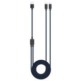 Surge Playstation 5 Dual Charge & Play Cable for PlayStation DualSense Controllers, Dual Charging, Braided Cable (3m/10ft) USB-A to USB-C