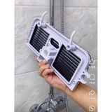Sürgü Duş Organizeri Sabunluğu Beyaz