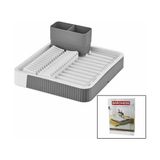Sürgülü Bulaşıklık Plastik 32.5cm x 35.5cm - 51.5 x 35.5cm - Gri Renk (5486) - Renkli