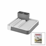 SÜRGÜLÜ BULAŞIKLIK PLASTİK 32.5CM X 35.5CM - 51.5 X 35.5CM - GRİ RENK