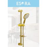 Sürgülü Duş Seti Gold Renk Banyo Duş Takımı Altın Duş Başlığı Spiral Sürgülü Robot Duş Seti