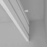 Sürgülü Kapı/Cumbalı Pencere İçin Karartma Perdesi Gölgelik, Şık Beyaz Çerçeve, Özelleştirilebilir Panel Örtüsü - Maksimum Lu Kontrol