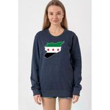 Suriye Yeni Bayrak İndigo Kadın 2İp Sweatshirt