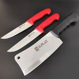 Sürlaz 3'Lü Set Red Kasap Bıçağı Ve Et Satırı