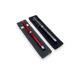 SürLaz Öğretmenler Günü Hediyesi 2'li İsme Özel El Yapımı Deri Kılıflı Touch Pen Kalem Seti