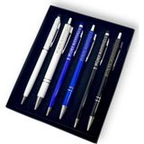SürLaz Öğretmenler Günü Hediyesi 6 Parça Hediyelik Kalem Seti Isme Özel 3 Slim Touch Pen 3 Tükenmez Kalem - 1 - Çok Renkli