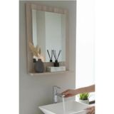 SürLaz Sonomo Banyo Aynası, Dresuar,60x45 Raflı Banyo Aynası