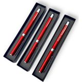 SürLaz Yılbaşı Hediyesi Özel Set 3 Adet Kutulu Isme Özel Touch Pen Tükenmez Kalem Isme Özel Kutusunda - 1 - Kırmızı