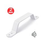 Sürme Kapı Çekme Kulbu 17Cm Metal El Tutamağı Tutma Kolu Tutunma Barı Kulp -2 Adet