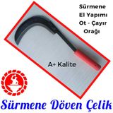 SÜRMENE OT / ÇAYIR ORAĞI EL YAPIMI KESKİN ÇİM BİÇME ORAK TAHRA