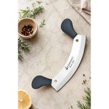Sürmene Silver Serisi Pizza Börek Bıçağı Gri Sap Kıyma Salata Pide Mutfak Bıçak Hds-119