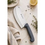 Sürmene Silver Serisi Pizza Börek Bıçağı Gri Sap Pide Salata Kıyma Mutfak Bıçak Hds-110