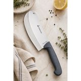 SÜRMENOX Sürmene Silver Serisi Pizza Börek Bıçağı Gri Sap Pide Salata Kıyma Mutfak Bıçak HDS-110