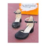 Surpie Shoes Çocuk Topuklu Ayakkabı, Çocuk Kısa Topuklu Ayakkabı