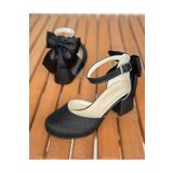 Surpie Shoes Çocuk Topuklu Ayakkabı, Kısa Topuklu Çocuk Topuklu Ayakkabı, Çocuk Abiye Ayakkabı