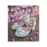 Surpie Shoes Çocuk Topuklu Ayakkabı, Kuromi Desenli Ayakkabı, Çocuk Abiye Ayakkabı