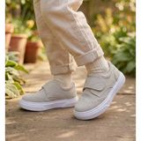 Surpie Shoes Erkek Çocuk Günlük Ayakkabı, Erkek Çocuk Klasik Ayakkabı - Taş
