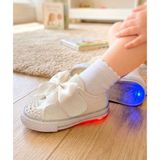 Surpie Shoes Kız Çocuk Günlük Ayakkabı, Çocuk Işıklı Ayakkabı, (22-30 Numara Aralığı Işıklıdır) - Beyaz
