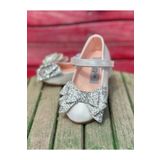 Surpie Shoes Kız Çocuk Ortopedik Pullu Fiyonk Detaylı Çocuk Ortopedik Babet