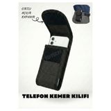 SURTECH Kemere Takılan Telefon Kılıfı Outdoor Dik Kanvas Cırtlı Kapaklı Bel Kılıfı Tüm Telefonlarla Uyumlu