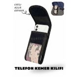 SURTECH Taktik Kemer Telefon Kılıfı - Esnek Yanlı, Palaska Uyumlu Dik Bel Kılıfı