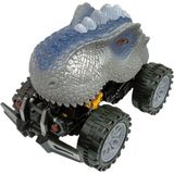 Sürtmeli Dinazor Robota Dönüşen Araba 14 cm - Gri (Lisinya)