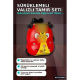 Sürüklemeli 10 Parça Tamir Seti Valizi - 1 Adet Çekme Kollu Oyuncak Alet Çantası, 3+ Yaş Bx-313800
