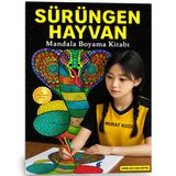 Sürüngen Hayvanlar Mandala Boyama Kitabı (48 Mandala)
